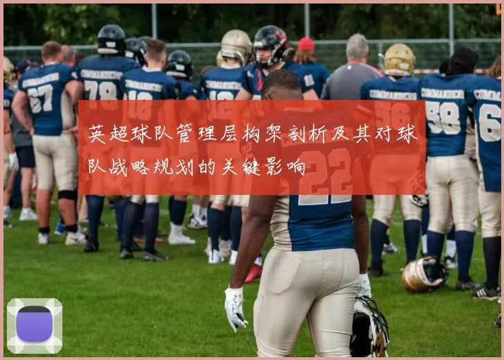 英超球队管理层构架剖析及其对球队战略规划的关键影响