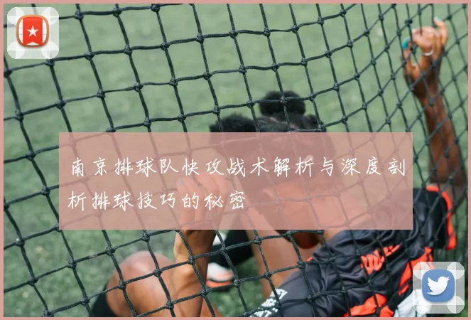 南京排球队快攻战术解析与深度剖析排球技巧的秘密