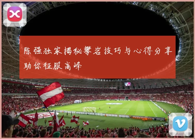 陈强独家揭秘攀岩技巧与心得分享助你征服高峰